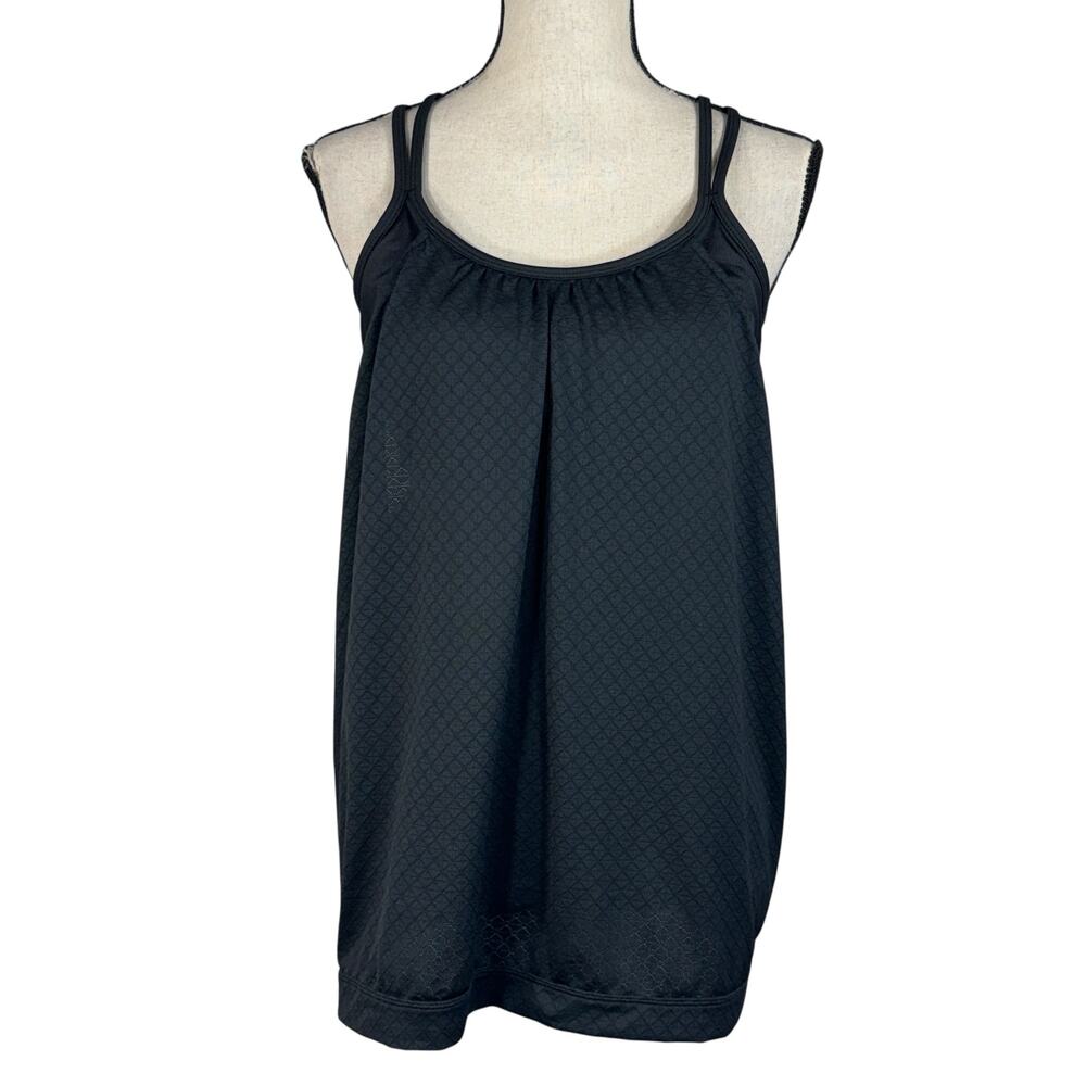 Athleta Large Hidden Agenda Tank Top Pullover Stretch Wicking Breathable Strappy